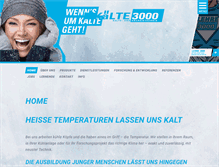 Tablet Screenshot of kaelte3000.com